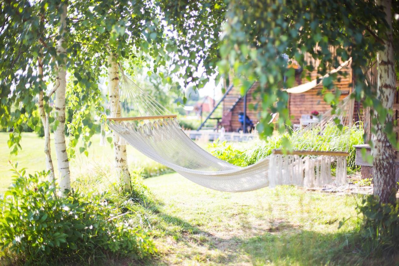 Gosciniec Szuwary Apartman Krutyń Kültér fotó